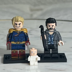 Lego The Boys Billy Butcher Homelander Custom Printed Minifigure Lot - Picture 1 of 3
