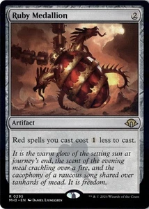 Ruby Medallion Modern Horizons 3 Normal NM Magic MTG R 295 - Picture 1 of 2