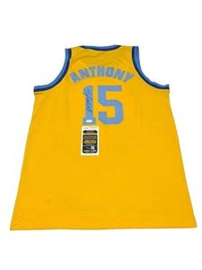 Carmelo Anthony Signed Denver Nuggets L Nike Stitched NBA Jersey JSA COA - Picture 1 of 8