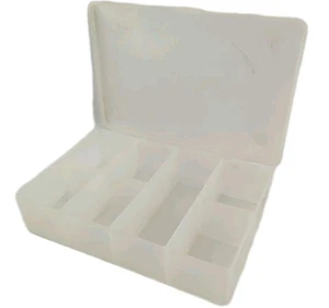 Darice Plastic Storage Containers Organizers 17 Slot Craft 10.5x7x1.5” Vtg Retro - Picture 1 of 7