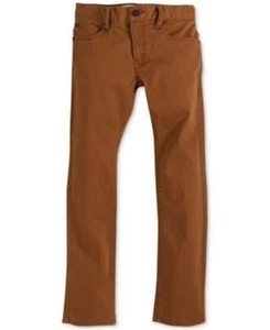 NEW BOYS 511 BROWN PANTS SLIM HIP TO ANKLE STRETCH 917648 X43 16 28 - Picture 1 of 1