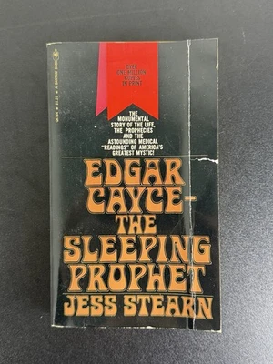 EDGAR CAYCE - THE SLEEPING PROPHET  by Jess Stearn vintage 1972 - Kreskin coll. - Image 1 of 4