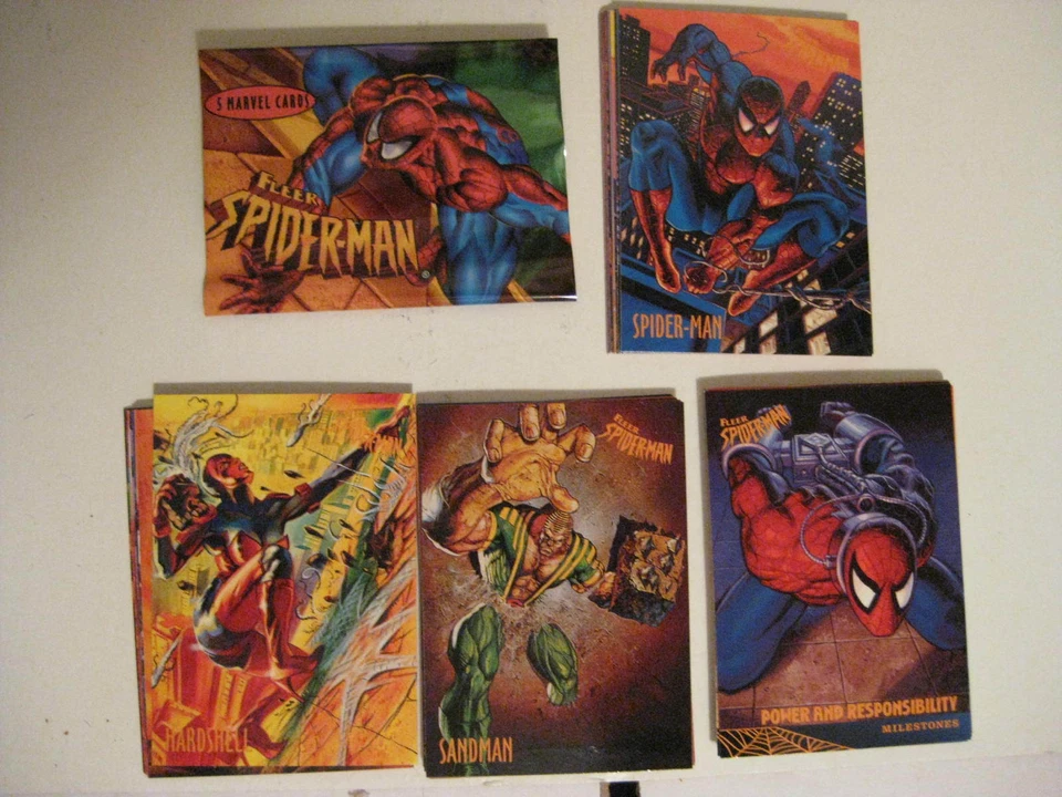 SPIDERMAN 1997 FLEER MARVEL - JUEGO BÁSICO DE 50 CARTAS - SIN CARTAS DE PERSECUCIÓN (SKYBOX) Foto 1 de 1