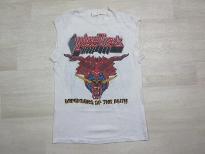 Vintage Judas Priest Concert T Shirt (S) Defenders of the Faith Tour 1980's Rock - Image 1 of 4