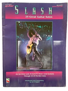 Slash 25 Great Great Solos Authorized Solo Guitar Edition w/ Tablature Songbook - Imagen 1 de 10