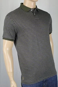Ralph Lauren Poloshirt Oliv Creme Baumwolle Interlock Custom Fit Neu mit Etikett - Bild 1 von 1