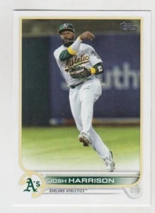 (10) LOTTO 2 CARTE Josh Harrison 2022 TOPPS SERIE #457 OAKLAND ATHLETICS - Foto 1 di 1