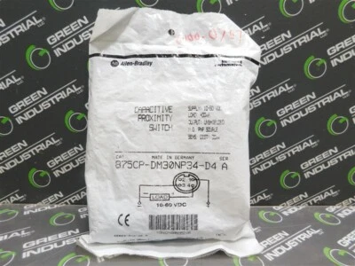 Nuevo interruptor de proximidad capacitivo Allen Bradley 875CP-DM30NP34-D4 serie A  Foto 1 de 4