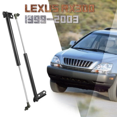 2PCS Bonnet Arm Support Strut Rods For Lexus RX300 Sport Gas Struts - Imagem 1 de 4