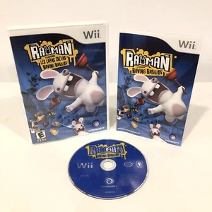 RAYMAN RAVING RABBIDS NINTENDO WII COMPLETE SET 2006 UBISOFT BUNNIES GONE BAD - Picture 1 of 4