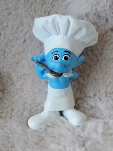 The Smurfs McDonald's Happy Meal Toy Peyo 2011 #15 CHEF - Picture 1 of 8