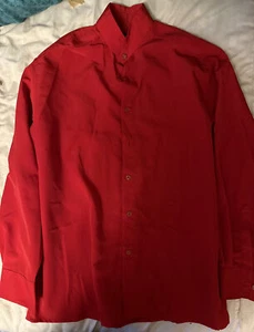 RICKY VALANCE : TOURING SHIRT RED MAKRON SIZE L MUSIC MEMORABILIA ROCK N ROLL - Bild 1 von 3