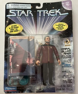 STAR TREK NEXT GENERATION ADMIRAL WILLIAM T RIKER ACTIONFIGUR 1996  - Bild 1 von 3