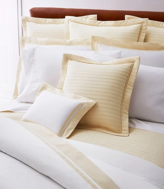 Ralph Lauren Bowery 624tc Cotton Queen Duvet Cover Hollywood Cream White