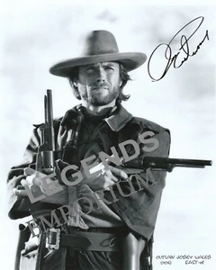 Clint Eastwood - FUORILEGGE JOSIE WALES RISTAMPA AUTOGRAFATA EAST-08 - Foto 1 di 1