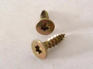 770 Senkkopfschrauben Schrauben gelb verzinkt 5 mm x 20 mm Torx Schrauben L6403 - Picture 1 of 1