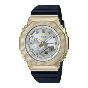 CASIO G-SHOCK GM-S2100BC-1A STEEL BEZEL GOLD / GREY WATCH - Picture 1 of 5