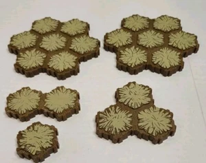 Heroscape Sand Geländefliesen 5 Stück 20 Sechsecke - Bild 1 von 4