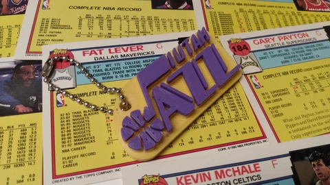 NBA Basketball Utah Jazz Logo Keychain Cover