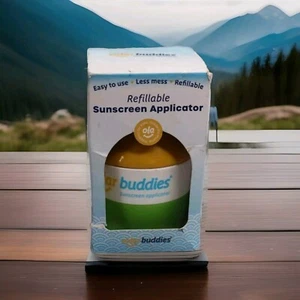 Solar Buddies Sunscreen Applicator -Roll-on/refillable/easy to use- NEW! Green - Picture 1 of 5