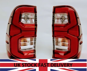 Fits Toyota Hilux Invincible X LED Rear Lights All 2016+ FOG LIGHT FITTED UK MOT - Picture 1 of 8
