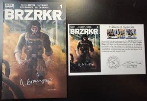 BRZRKR (2021) #1 (1:25 Brown Smoke Variant) SIGNED Rafael Grampa Notarized WOS - Picture 1 of 6
