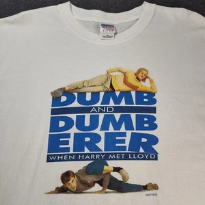 Dumm & Dummerer Film Promo T-Shirt Vintage 2003 selten Film Promo Tee Jim Carrey - Bild 1 von 13