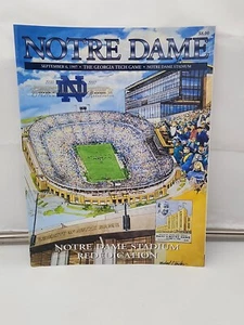 NOTRE DAME GEORGIA TECH - PROGRAMA DE FÚTBOL - 1997 - REDEDICACIÓN DEL ESTADIO - COMO NUEVO - Imagen 1 de 1