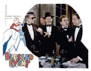 Blessed Event Lobby Card Lee Tracy Tom Dugan Frank Mchugh Old Movie Photo