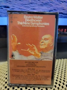 Bruno Walter Beethoven: The Ninth Symphonies (Cassette) NEW, Sealed - Picture 1 of 2