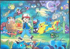Pokemon Postcard 1 sheet Pikachu & Friends by Keiko Fukuyama Art Japanese F/S 37