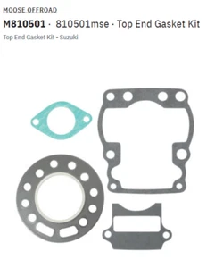 MOOSE RACING TOP END GASKET KIT (M810501) SUZUKI - Picture 1 of 2