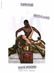 2019  PRINT AD - VERSACE  AD..  VERSACE EROS FLAME POVR HOMME AD....AD ONLY... - Picture 1 of 1