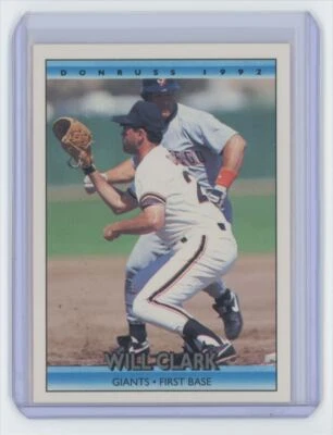 1992 Donruss Will Clark . San Francisco Giants #214 - Image 1 of 2