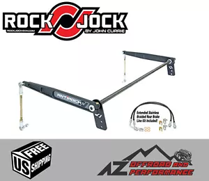 Rock Jock 4x4 AntiRock® Rear HEAVY Sway Bar w/Forged Arms For Jeep Wrangler JKU - Foto 1 di 3