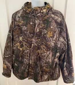 New Without Tags Realtree Jacket - Men's Extra Large Camo Fleece Coat Full Zip - Picture 1 of 7