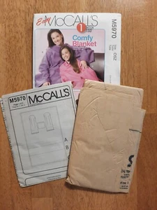 McCall's 5970 Sewing Pattern Comfy Blanket One Size Easy 1 Hour - Picture 1 of 3