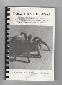 TARANTULAS OF TEXAS. Their Medical Importance...  By R.G. Breene et all.  1996 - Bild 1 von 3