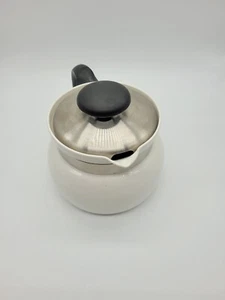 Rare Vintage Corning Ware 2-Qt. 8-Cup TeaPot Kettle Black Backstamp - Bild 1 von 8