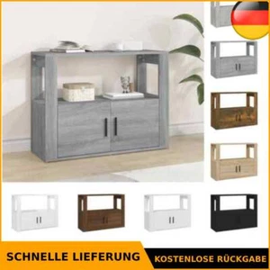 Sideboard 80x30x60cm Holzwerkstoff Kommode Schrank mehrere Auswahl vidaXL - Bild 1 von 113