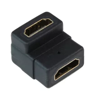 HDMI Angle Coupler (Female to Female) - 90 Degree Gold Plated - Picture 1 of 2