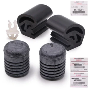 Fits Mitsubishi L200 96 05 Set Front Side Clip Hood Bonnet Bumper Rubber Bonnet - Picture 1 of 8