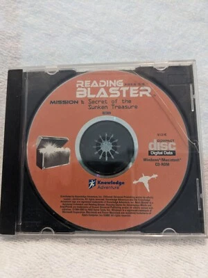 Reading Blaster Agres 5-6 Mission 1: Secret of the Sunken Treasure - Image 1 of 2