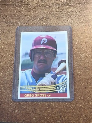 1984 Donruss Baseball # 285 Greg Gross - Image 1 of 4