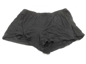 Adore Me Women's Cozy Sleepwear Boxer Boy Shorts Panties 577 Black Large - Picture 1 of 3
