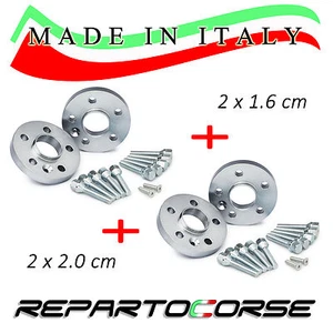 KIT 4 SPACERS 16 + 20mm MINI R50 R53 COOPER 100% MADE IN ITALY - Picture 1 of 1