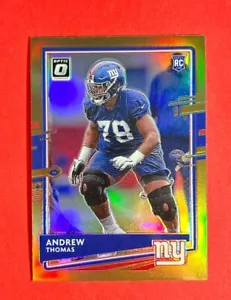Andrew Thomas ~ 2020 Panini Donruss Optic ~ Bronze Prizm Rookie #105 - Picture 1 of 2