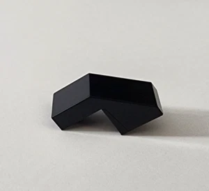 LEGO Black Slope 45 2 x 1 con ritaglio senza borchia 28192 - Foto 1 di 2