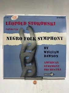 Leopold Stokowski dirigiert Neger Folk Symphonie Vinyl Album Decca DL10077 - Bild 1 von 4