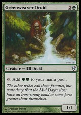 MTG 2x Greenweaver Druid-Druid a Weaver-Zen